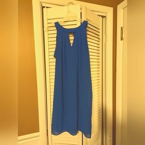 Women's blue dress